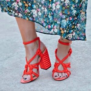 New CAbi Strappy Heeled Sandals